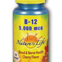 Vitamin B-12, 5000 mcg 100ct