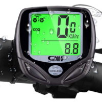POINTERTECK Bike Speedometer Waterproof Wireless Bicycle Bike Computer and Cycling Odometer with Multi-Function LCD Backlight Display