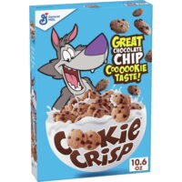 Cookie Crisp, Breakfast Cereal, Chocolate Chip Cookie Taste, 10.6 oz