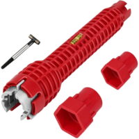 8 in 1 Faucet and Sink Installer Tool, Multifunctional Faucet Wrench Tool, Tackle for Plumbers and Homeowners