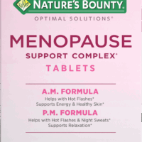 Nature's Bounty Optimal Solutions Menopause Support Supplement Tablets, 60 Ct