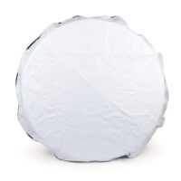 Camco 29-inch RV Spare Tire Cover | Vinyl ,Arctic White (45344)