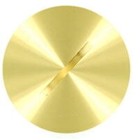 Leviton 5249-CAP Replacement Cap for Floor Box Single Receptacle 1.74 Inch - Brass