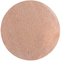 Ritz Crackle 15in Round Placemat Honey Gold
