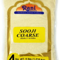Rani Sooji Coarse (Farina, Suji, Rava, Rawa, Wheat Semolina) Flour 64oz (4lbs) 1.81kg ~ All Natural | Vegan | NON-GMO | Indian Origin