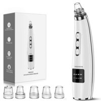2021 Newest Blackhead Remover Vacuum Pore Cleaner, Electric Acne Comedone Whitehead Extractor with 5 Suction Power , USB Rechargeable, Blackhead Pore Vacuum for Women & Men