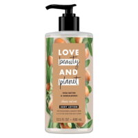 Love Beauty and Planet Shea Velvet Body Lotion Shea Butter & Sandalwood for Nourished Skin Natural Ingredients, Plant-Based Moisturizer, Vegan, Cruelty-Free 13.5 oz
