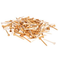 Pride Golf Tee - 2-3/4 inch Deluxe Tee, 500 Count White/Natural Mix