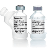 Insulin Vial Protector Case by Vial Safe, Short 10mL Size, Clear, 2-Pack