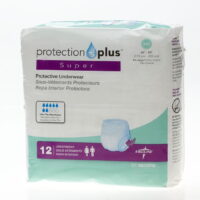 Medline Protection Plus Super Protective Adult Underwear, 2X Large, 12 Ct