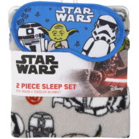 Disney Star Wars Toddler Blanket and Sleep Mask Set