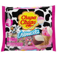 Chupa Chups Cremosa 2 Assorted Creamy Flavors Pops, 16.9 Oz, 40 Count Packet