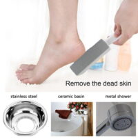 [2 Pack] Pumice Stone Toilet Bowl Cleaner with Extra Long Handle - Limescale Remover - Pumice Toilet Brush - Also Cleans BBQ Grills, Tiles, Tile Grout, & Swimming Pools