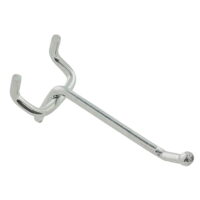 New National Hardware N180-380 N180-009 Single Multi Fit Pegboard Hooks 2 Inch Zinc Plated Steel 4 Pack,Each