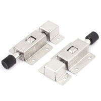 Home Gate Door  Slide Catch Lock  Bolt Latch Hardware 2pcs