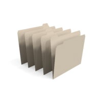 MyOfficeInnovations Manila File Folders Letter 5 Tab Assorted Position 100 Per Box 116699