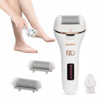 LNKOO Electric Foot Coarse and fine sanding head Peel Peeling Waterproof Foot File Rechargeable Pedicure Tool Cracked Heels and Dead Skin