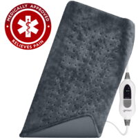 Geniani 12 x 24 Heating Pad for Back Pain Relief - Heat Pad for Neck, Shoulders and Muscle Pain