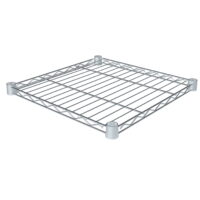 HSS Steel Extra Wire Shelf 16'x16', Chrome, Shelf Capacity 250 lbs, 1-Pack