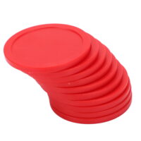ESTINK Replacement Pucks For Table Hockey Game,10pcs 64mm Ice Hockey Table Pucks Replacement Round Table Hockey Pucks For Practicing And Training,Ice Hockey Table Pucks