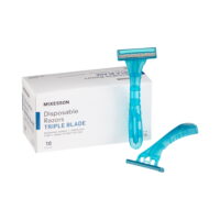 McKesson Medi-Pak Performance Triple Blade Razors-Box of 10