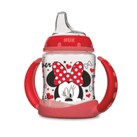 NUK Disney Mickey and Minnie Mouse Learner Cup with Silicone Spout, BPA-Free, 5 oz