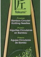 CLOVER 3016/16-05 Takumi Bamboo Circular 16-Inch Knitting Needles, Size 5