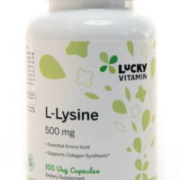 LuckyVitamin - L-Lysine 500 mg. - 100 Veg Capsules