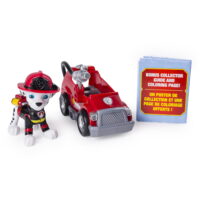 PAW Patrol Ultimate Rescue, Marshall’s Mini Fire Cart with Collectible Figure, for Ages 3 and Up