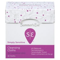 2 Pack - Summer's Eve Feminine Cleansing Cloths Sensitive Skin 16 Each
