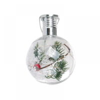 Christmas Tree Decor Solar Ball Copper Wire Lights Crystal LED Fairy String Lamp