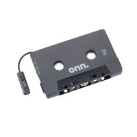 onn. Car Cassette Adapter with Bluetooth Wireless Technology