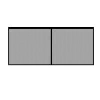 Garage Door Screen 78.6*157.2 inches Retractable Magnetic Self-Closing Garage Screen Mesh Net, Durable, Hand Free, Easy to Install
