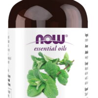 NOW Essential Oils, Peppermint Oil, Invigorating Aromatherapy Scent, Steam Distilled, 100% Pure, Vegan, Child Resistant Cap, 2-Ounce