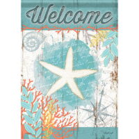 Carson Double Sided Garden Flag - Nautical Navigation, Premium Dura Soft Fabric, Outdoor Yard Decorative Seasonal Flag, Size: 12.5' x 18'
