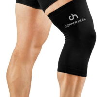 COPPER HEAL Compression Sleeve Recovery Knee Brace Guaranteed Large Running