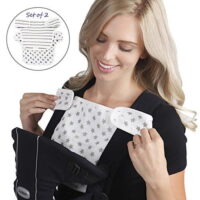 Baby Preferred® Drool and Teething Bibs designed to fit Boba Wrap Baby Carrier, Original Stretchy Infant Sling (Carrier not Included)