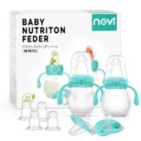NCVI Baby Fruit Food Feeder Pacifier (5Packs)- Silicone Teething Toys Incloud 6 Nipple