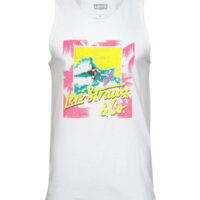Levi's Men's Amped Tank in White-Size Small