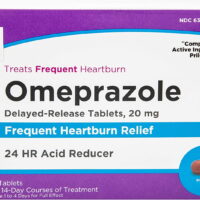 QC Omeprazole 20 Mg Tablets 42 Ct