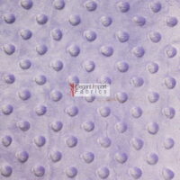 DECORATIVE SILK INC. MINKY DIMPLE DOT SOFT FABRIC CUDDLE 60' WIDE BY THE YARD ( LILAC )