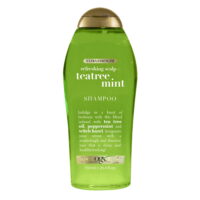 OGX Extra Strength Refreshing Scalp + Teatree Mint Daily Shampoo with Sweet Peppermint & Iced Vanilla, 25.4 fl oz