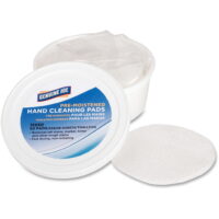 Genuine Joe, GJO15050, Pre-moistened Hand Cleaning Pads, 50 Each, White