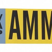 Brady Pipe Marker,Ammonia,2 1/4 in H,14 in W  90410