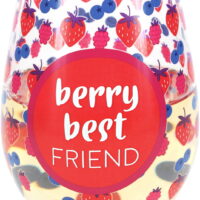 Best Friend - 18 oz Stemless Wine Glass