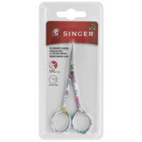 Singer Scissors 4' Forged Embroidery Curved Tip Floral