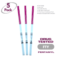 12panelnow.com Single Panel Instant Drug Test Strips (FTY/FEN) Instant Detection - 5 Pack