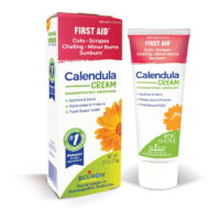 Boiron Calendula Cream, Homeopathic Medicine for First Aid, Cuts, Scrapes, Chafing, Minor Burns, Sunburn, 2.5 oz