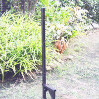 Better Homes & Gardens 39Inch Height Hose Hanger Metal Post, Bronze finish