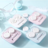 Decor Store Contact Lenses Cleaner Ultrasonic Removing Dust Portable Automatic Electric Contact Lenses Cleaning Box for Home